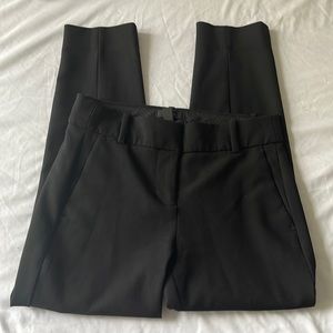 J Crew Black Ponte Work Pants Sz 2P